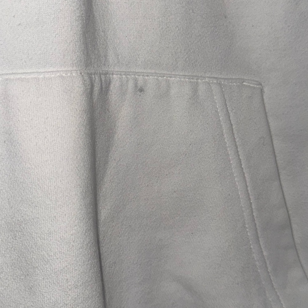 Nike White Hoodie with Brown Logo - Picture 4 of 6